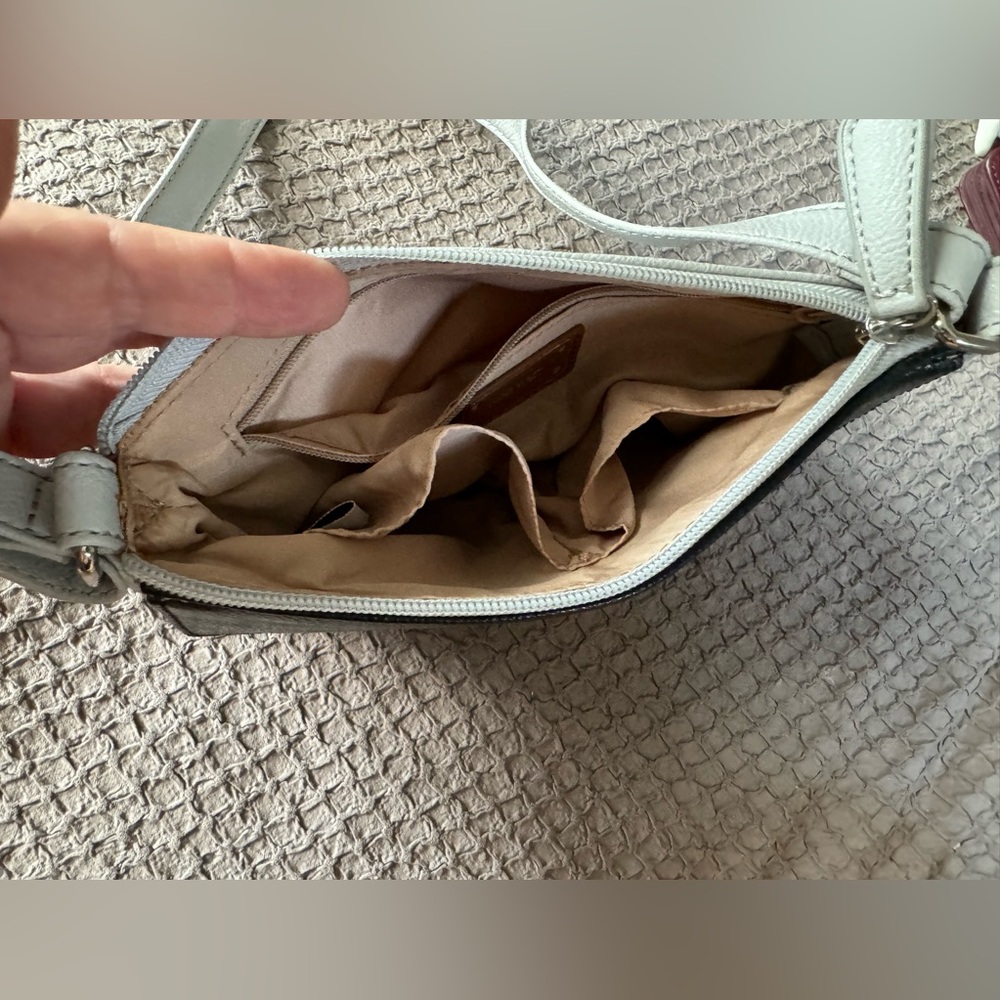 Bundle 3 for $10. Nine West crossbody grey, black&silver toned hardware NWOT - Picture 5 of 11